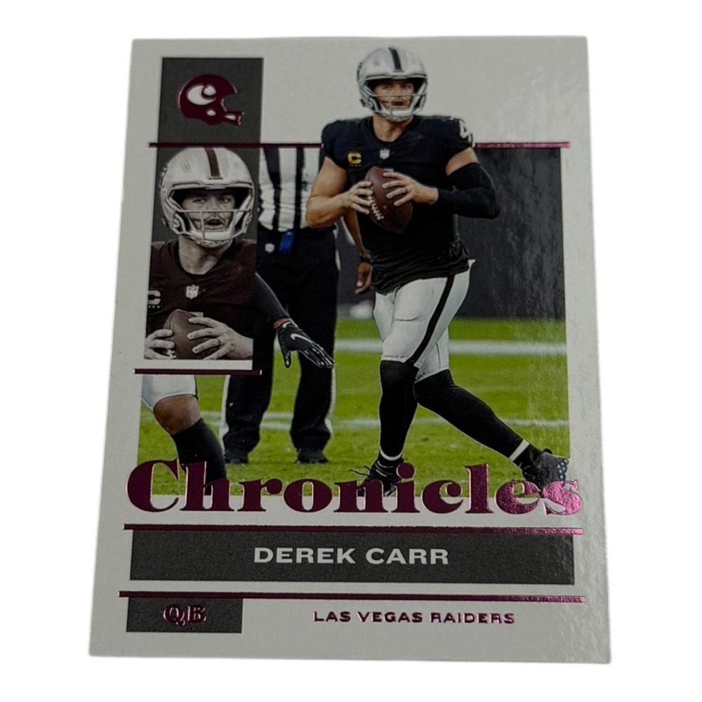 2021 Panini Chronicles Football Derek Carr Las Vegas Raiders‎ No 62 Card QB - Picture 1 of 2